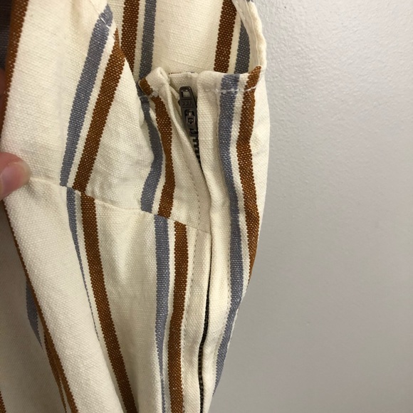 Madewell Cream Stripe Pull On Jumpsuit - Picture 7 of 12
